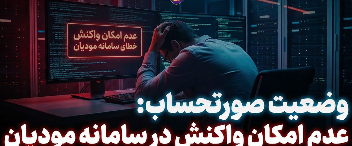 وضعیت صورتحساب عدم امکان واکنش در سامانه مودیان - نورترازان معین