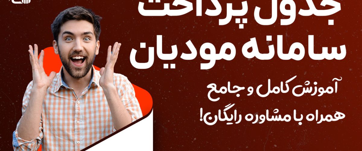 جدول پرداخت در سامانه مودیان - نورترازان معین