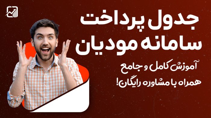 جدول پرداخت در سامانه مودیان - نورترازان معین