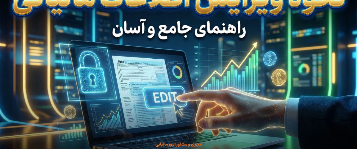 نحوه ویرایش اطلاعات مالیاتی - نورترازان معین