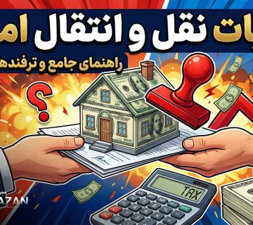 مالیات نقل و انتقال املاک - نورترازان معین