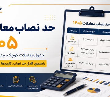 حد نصاب معاملات 1405 - نورترازان معین