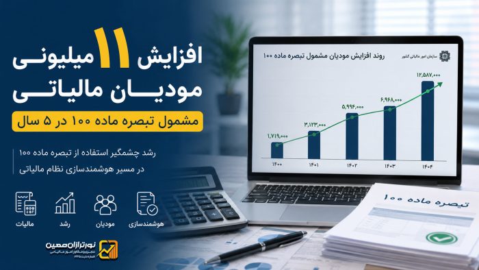 افزایش مودیان مشمول تبصره ماده 100