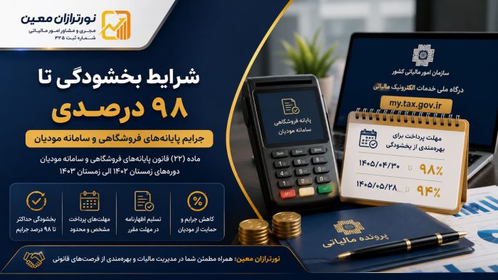 شرایط بخشودگی ۹۸ درصدی جرایم پایانه‌ فروشگاهی و سامانه مودیان