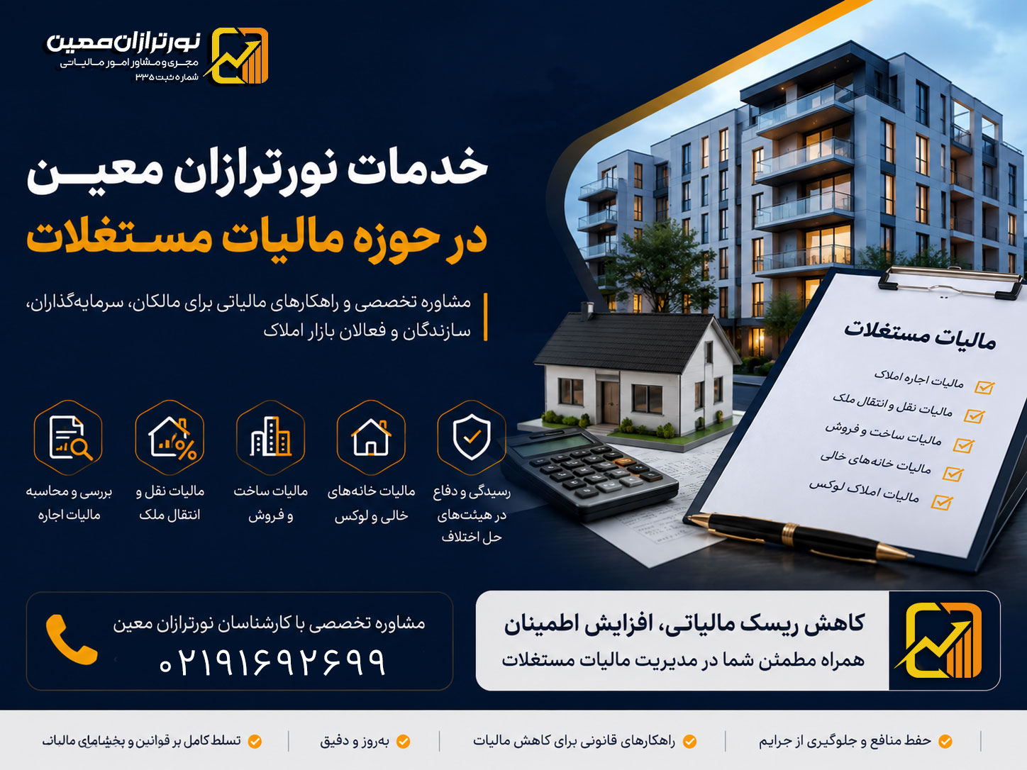 مالیات مستغلات چیست؟ راهنمای انواع مالیات املاک و نحوه محاسبه مالیات اجاره