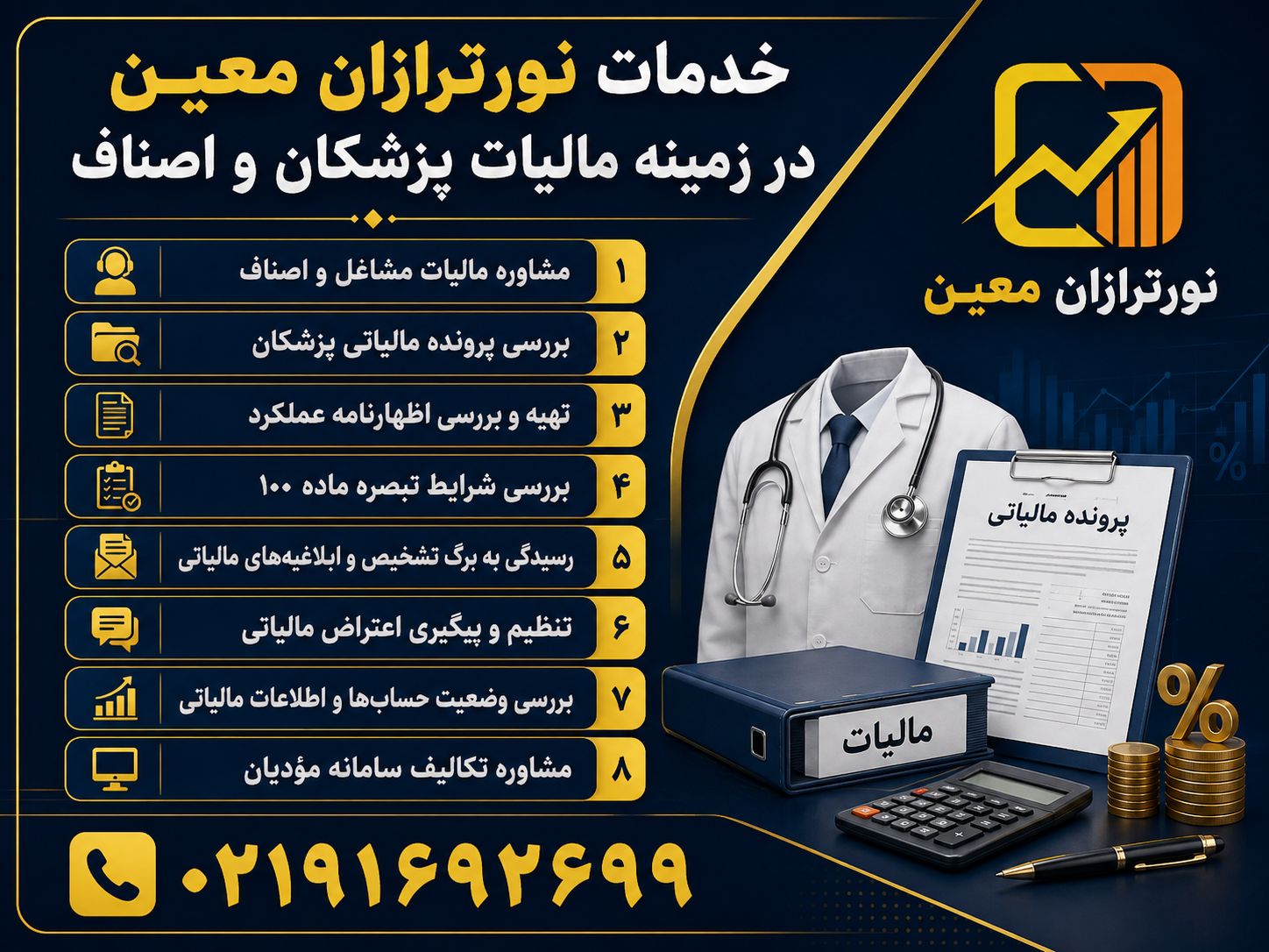 پزشکان متخصص در صدر مالیات اصناف