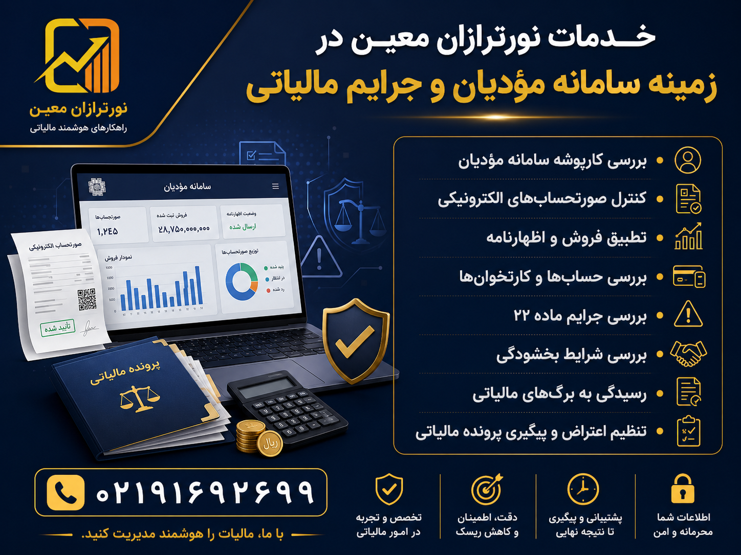 جرایم سامانه مؤدیان در سال ۱۴۰۵