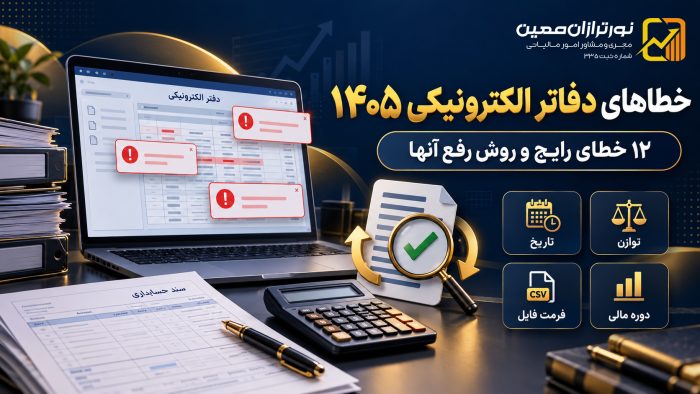 خطاهای دفاتر الکترونیکی چیست؟ راهنمای رفع خطاهای ارسال دفاتر در ۱۴۰۵