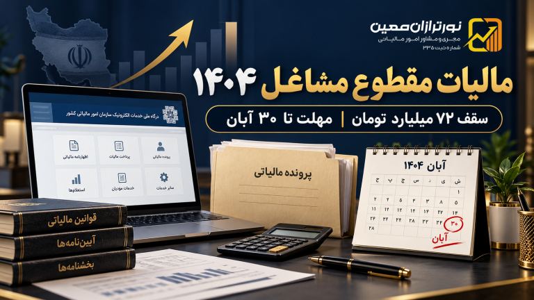 مالیات مقطوع ۱۴۰۴ مشاغل؛ دستورالعمل تبصره ماده ۱۰۰ ابلاغ شد