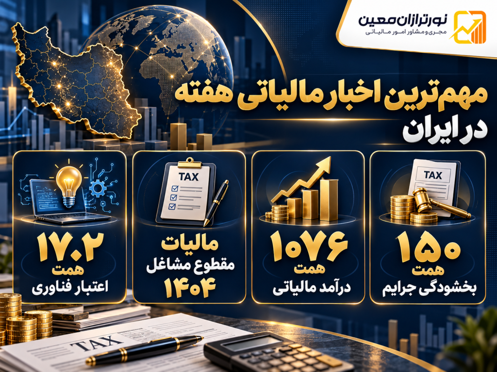 اخبار مالیاتی هفته پایانی مهر ۱۴۰۵؛ ایران و جهان از ۲۵ مهر تا ۱ آبان
